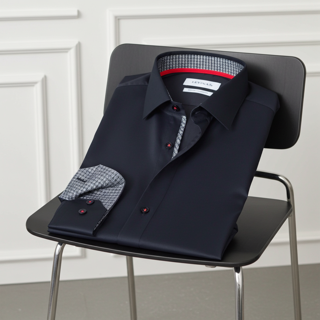 David Button-Up Shirt Black