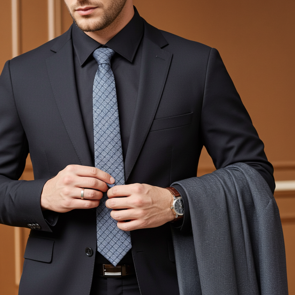 David Button-Up Shirt Black