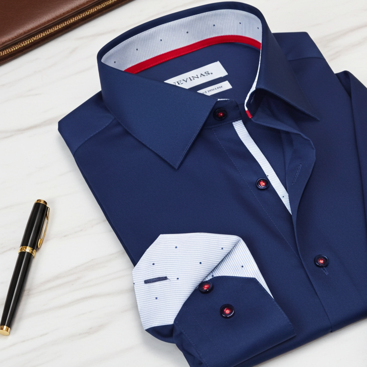 Alexander Button-Up Shirt Navy