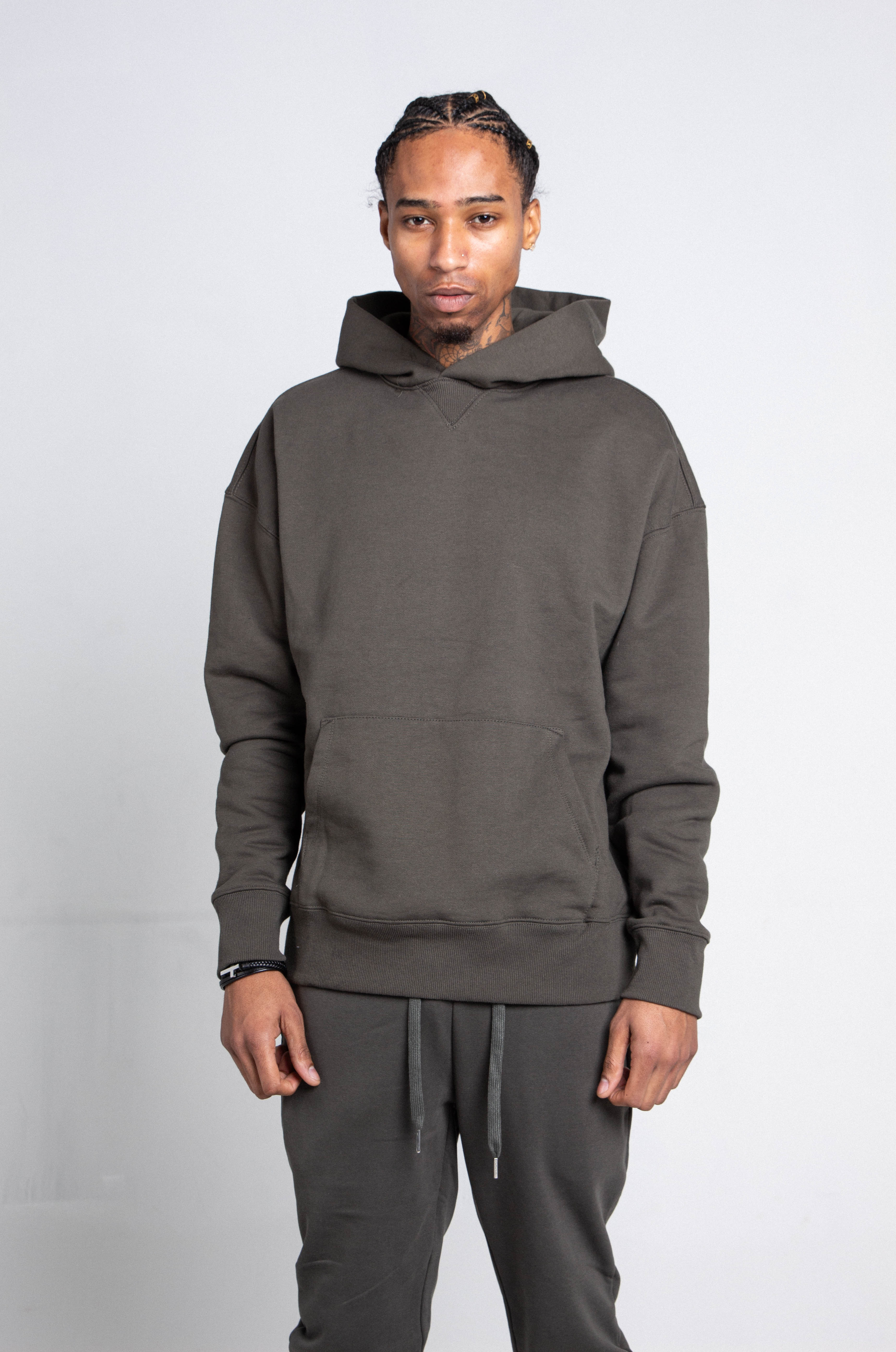 Plain Fleece Sweatshirt