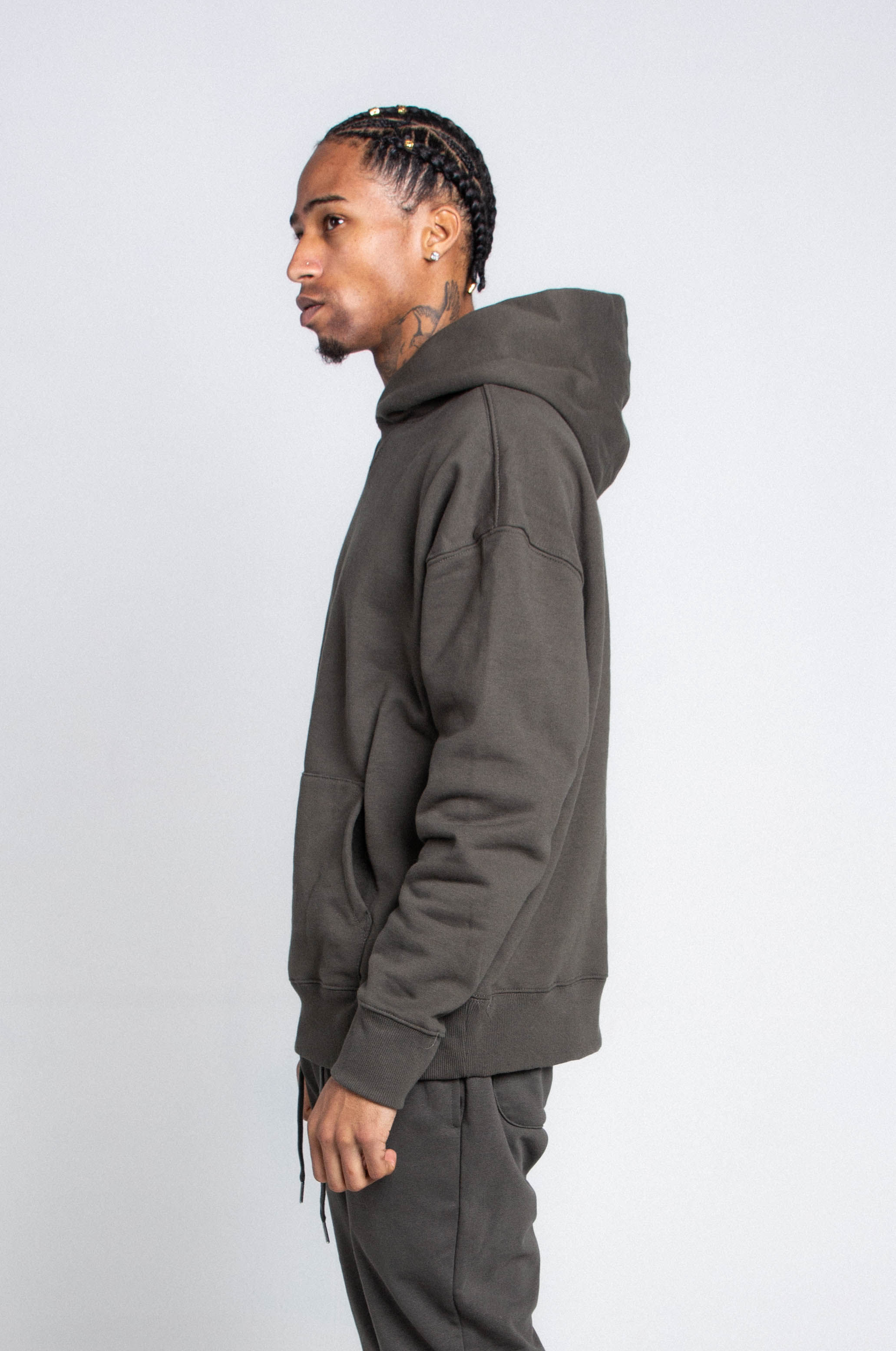 Plain Fleece Sweatshirt