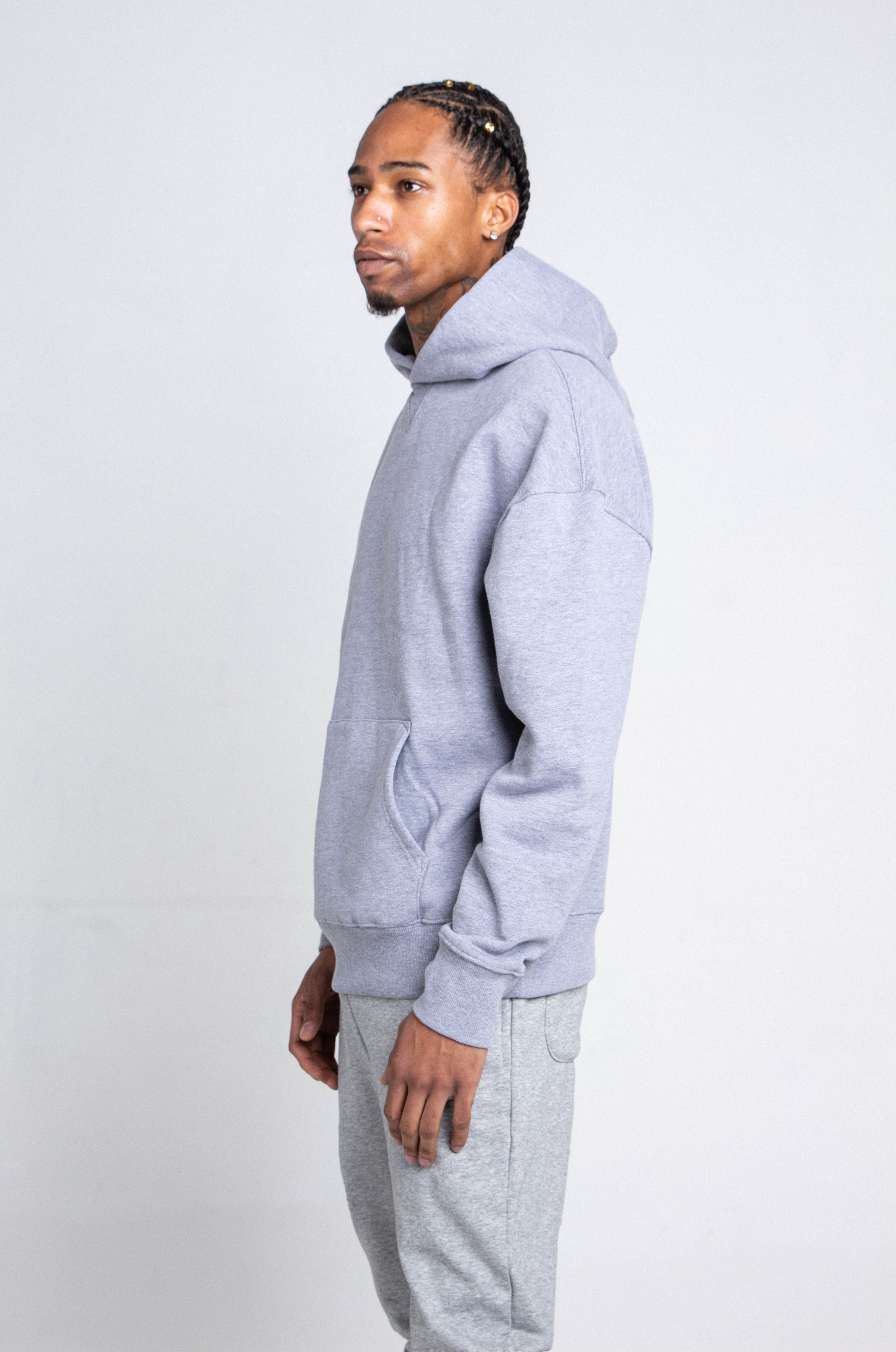 Plain Fleece Sweatshirt