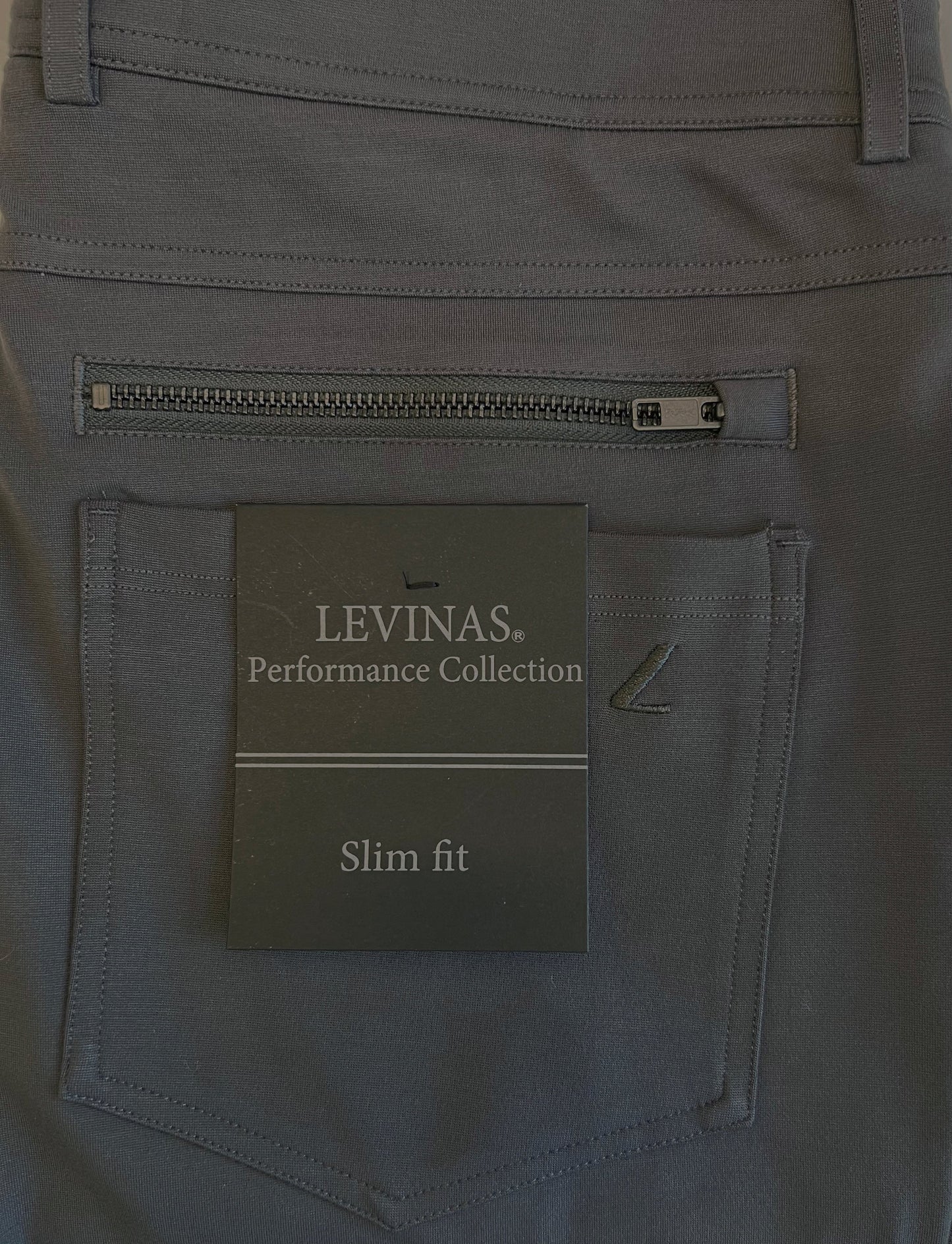 Stretch Men's Chinos Dark Charcoal