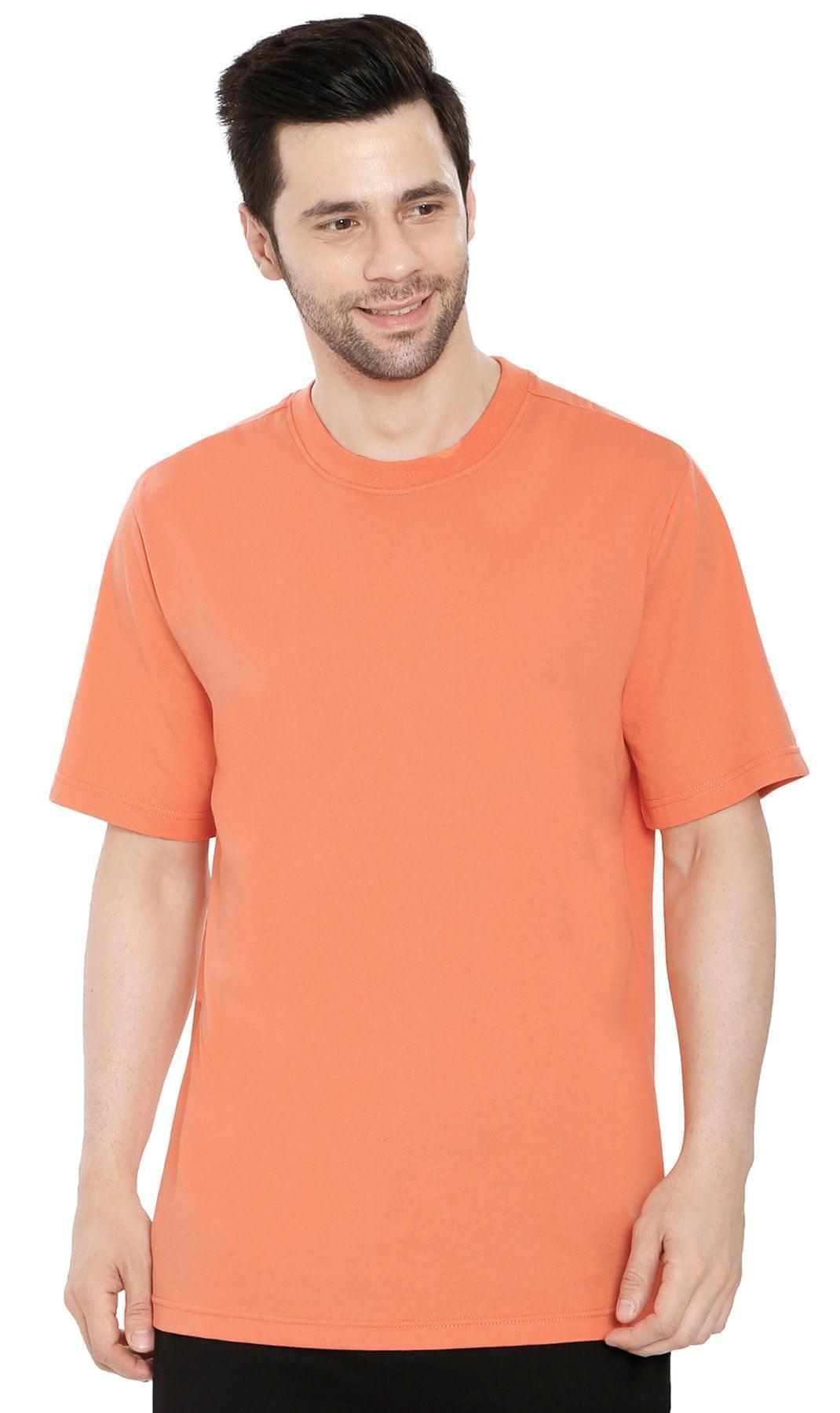 Men's Heavyweight Short Sleeve Crew Neck T-Shirt – Regular Fit Cotton Blend with Chest Pocket