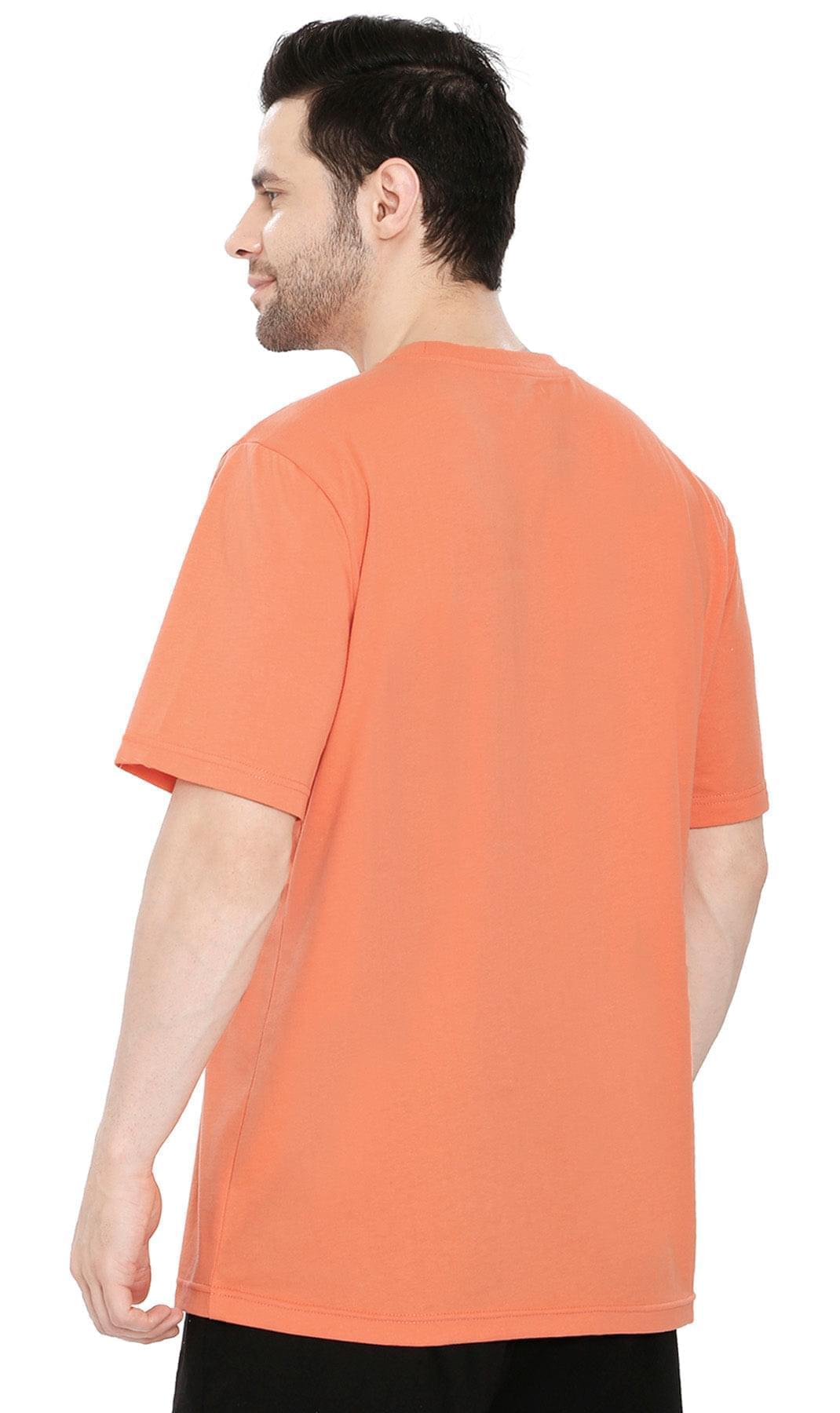 Men's Heavyweight Short Sleeve Crew Neck T-Shirt – Regular Fit Cotton Blend with Chest Pocket