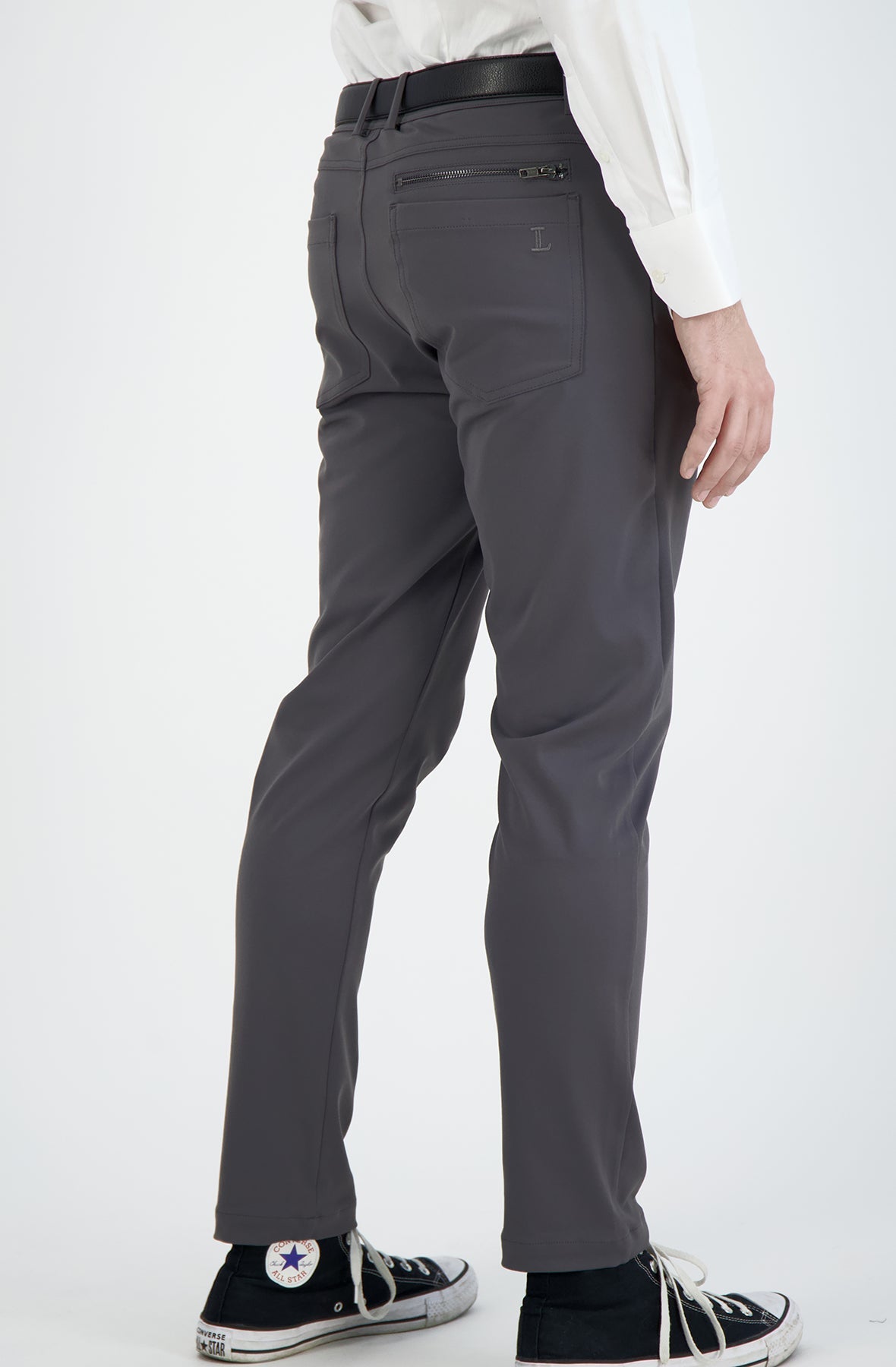 Stretch Men's Chinos Dark Charcoal