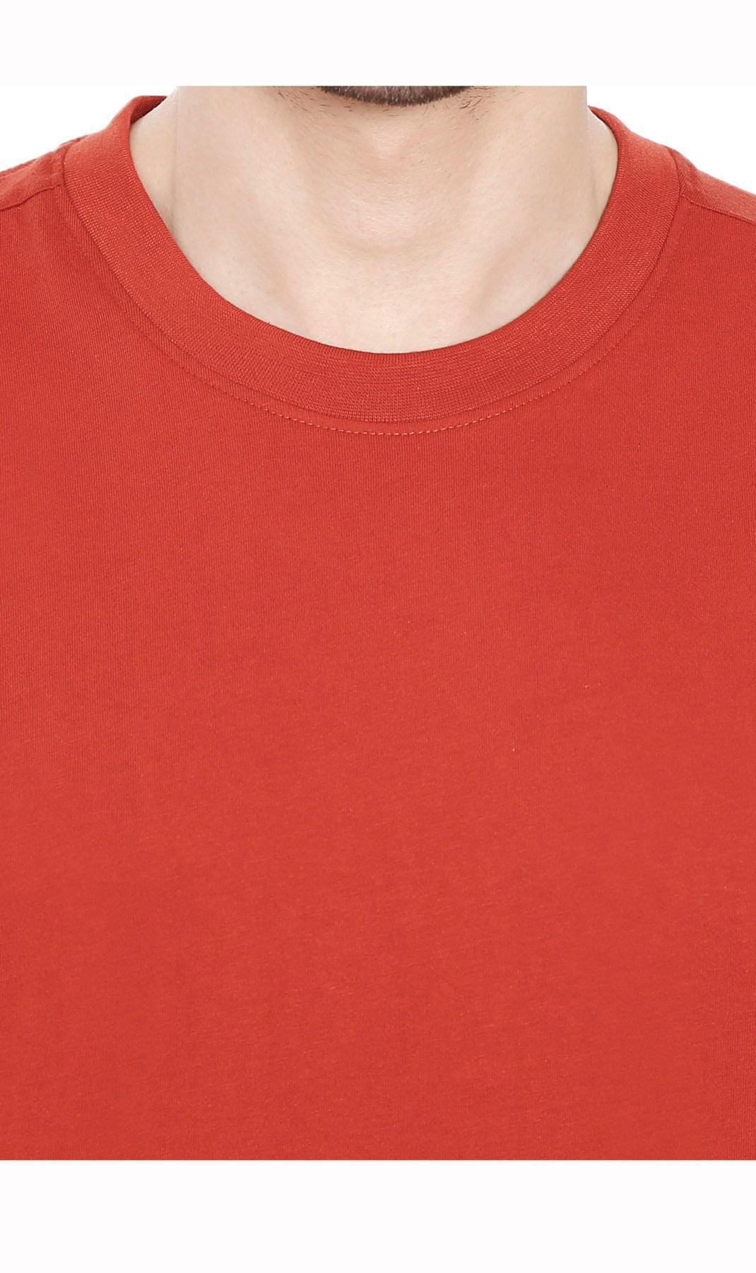 Men's Heavyweight Short Sleeve Crew Neck T-Shirt – Regular Fit Cotton Blend with Chest Pocket