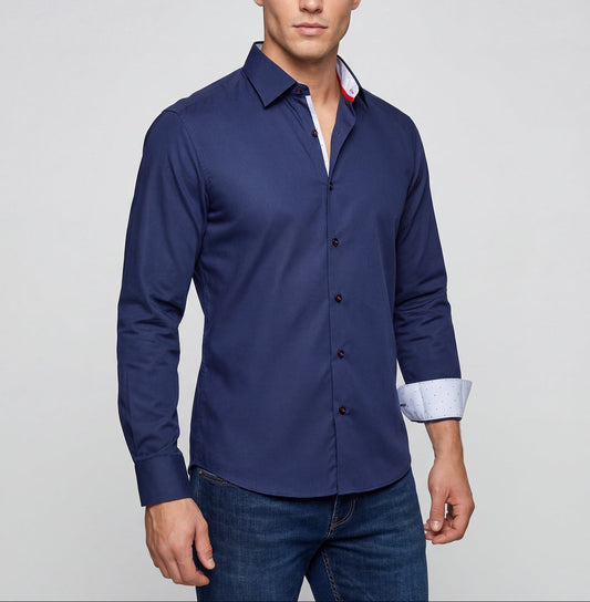 Alexander Button-Up Shirt Navy